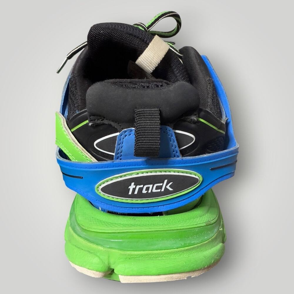 Balenciaga Track Trainers Green Blue Men’s sz 12 - Picture 12 of 15